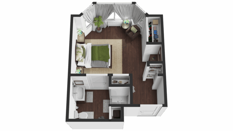 The Oaks of Garden Ridge | Studio w/Shower