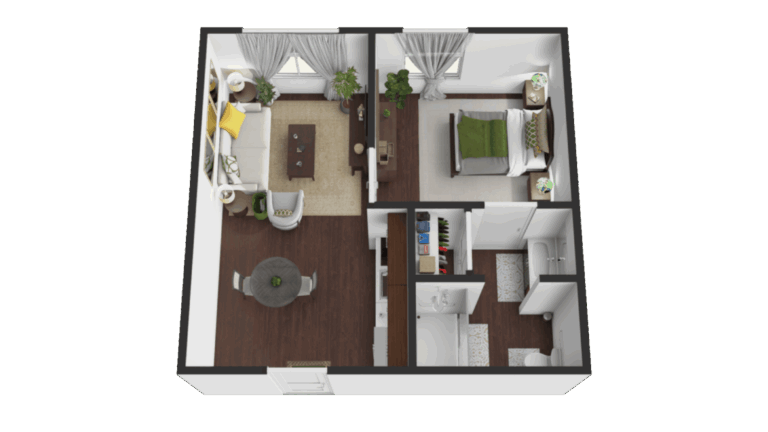 The Oaks of Garden Ridge | One Bedroom